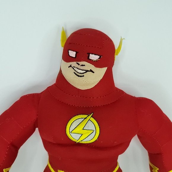 The Flash Justice League 14” DC Super Friend Plush Stuffed Animal NEN Red Yellow - Picture 2 of 7